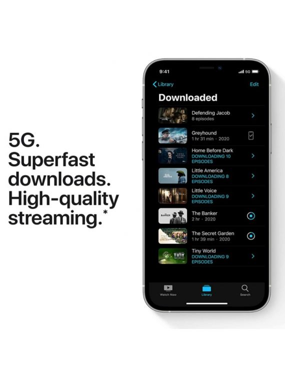 Apple iPhone 12 Pro, 512GB, 6GB RAM, Silver with FaceTime