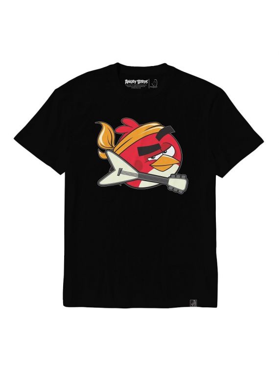Angry Birds Kids Unisex T-shirts - Black