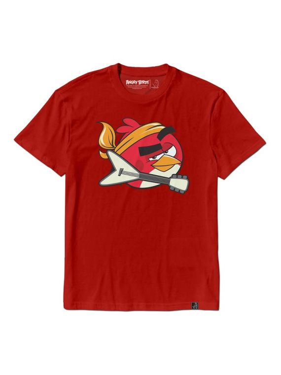 Angry Birds Kids Unisex T-shirts - red