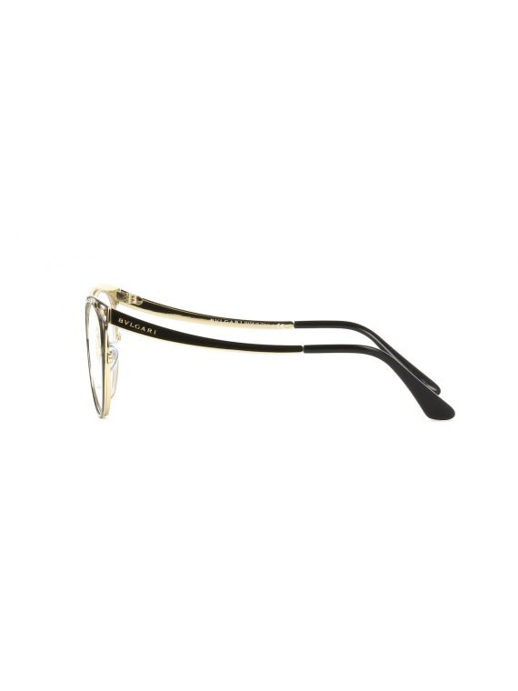 Bvlgari Frame Black/Pale Gold Cat Eye