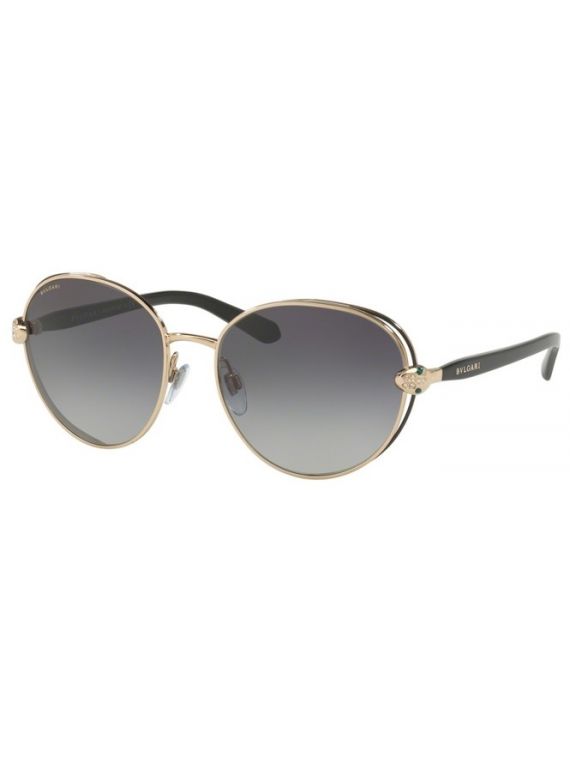 Bvlgari Sunglass Gold Round