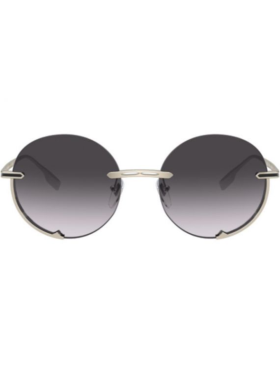 Bvlgari Sunglass Gold Round