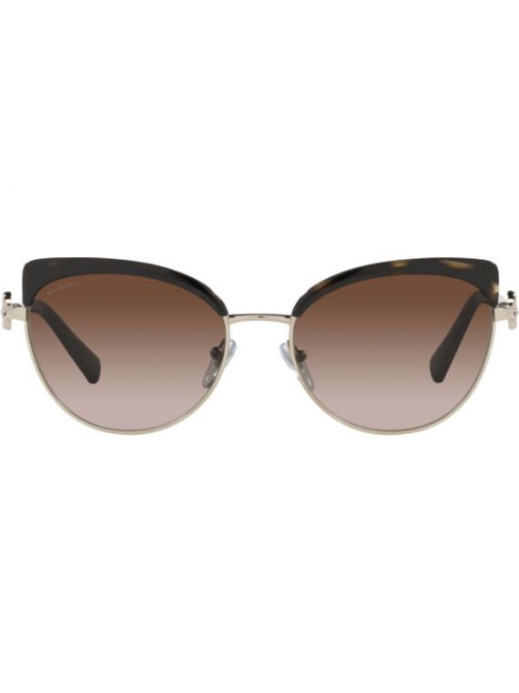 Bvlgari Sunglass Gold Havana Brown On Top Phantos