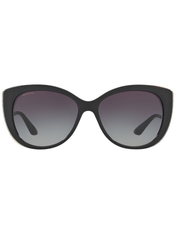 Bvlgari Sunglass Black Cat Eye