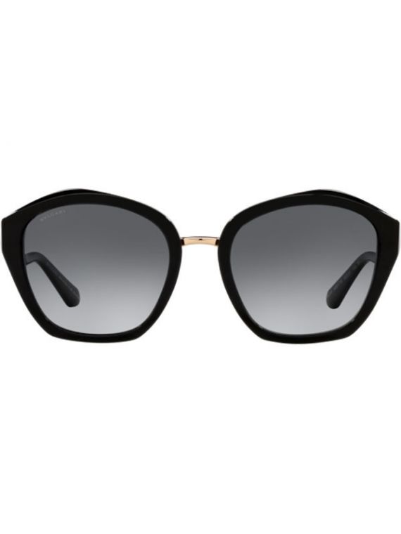 Bvlgari Sunglass Black Irregular