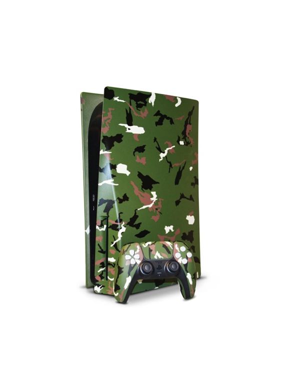 Customized Sony PlayStation 5 Console (PS5) - Disc Version, Camouflage  (International Edition)