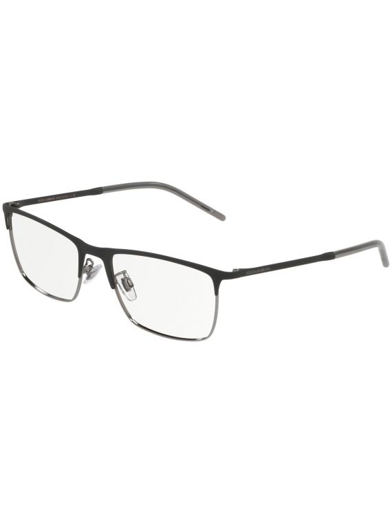 Dolce & Gabbana Frame Matte Black/Gunmetal Rectangle