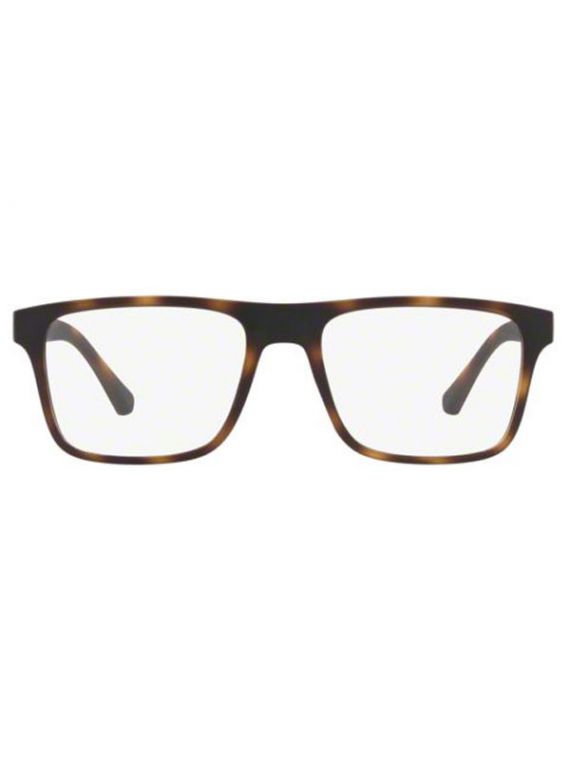 Emporio Armani Frame Matte Havana Rectangle