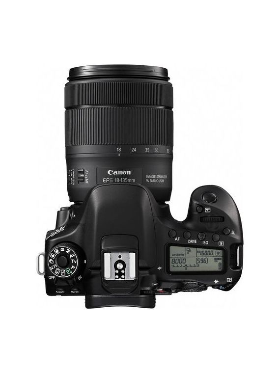 Canon EOS 80D Lens Kit - 24.2 MP, SLR Camera, 18 - 55mm IS STM, Black