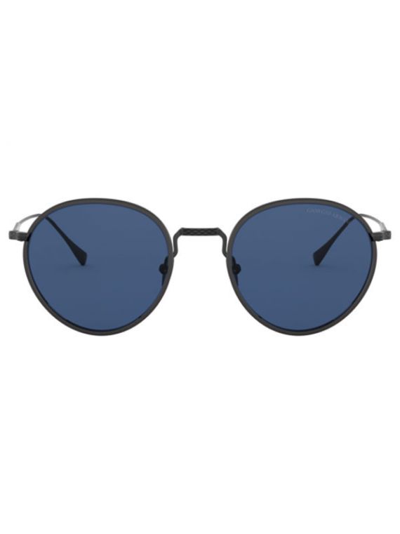 Giorgio Armani Sunglass Black Round