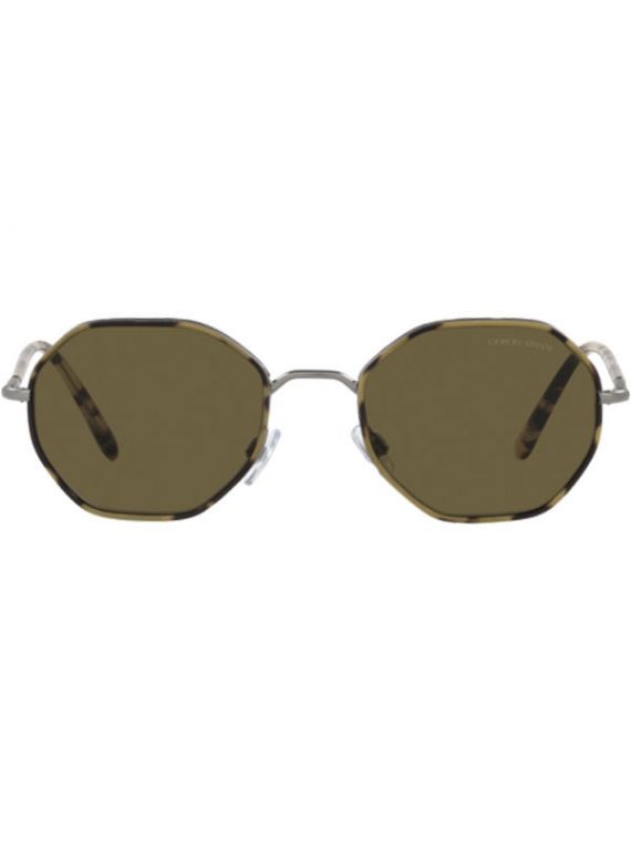 Giorgio Armani Sunglass Havana Brown Irregular