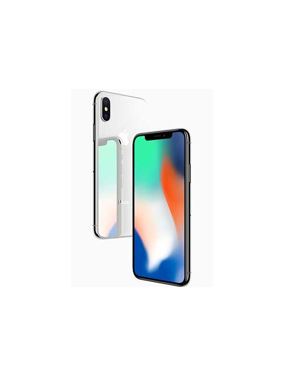 Apple iPhone X, 5.8 Inch, 256GB, Silver, FaceTime
