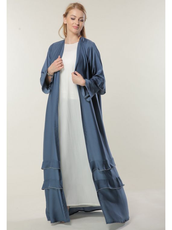 Blue Casual Abaya 