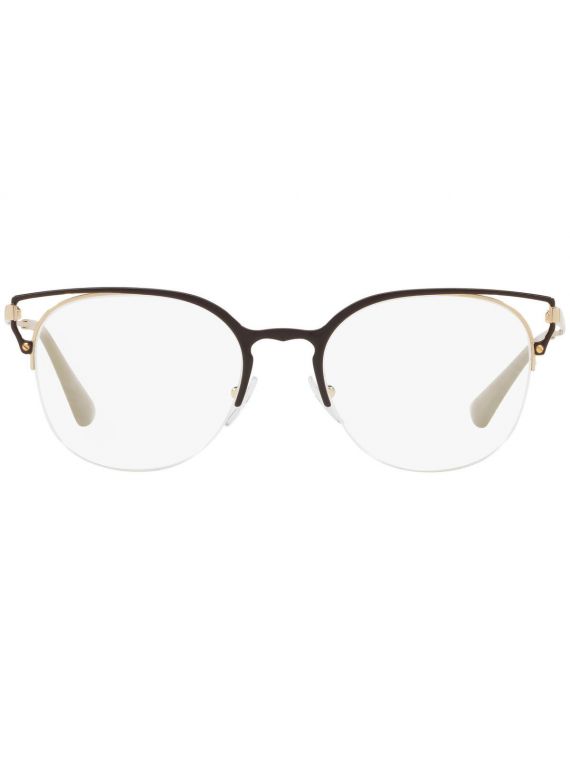 Prada Frame Brown/Gold Phantos