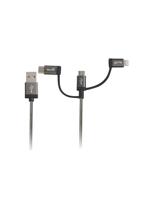 Merlin 3 in 1 Charge Cable Premium Edition