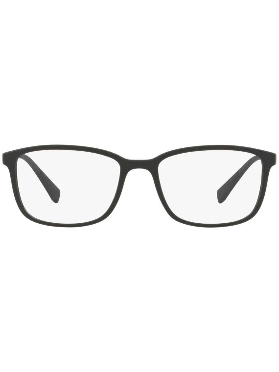 Prada Linea Rossa Frame Black Rubber Rectangle