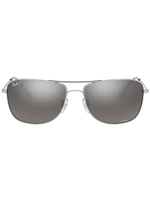 RayBan Sunglass Silver Square
