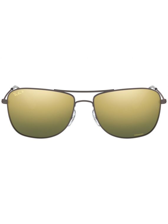 RayBan Sunglass Gunmetal Square