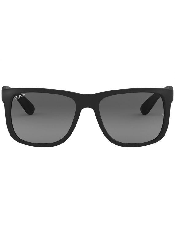RayBan Sunglass Rubber Black Square