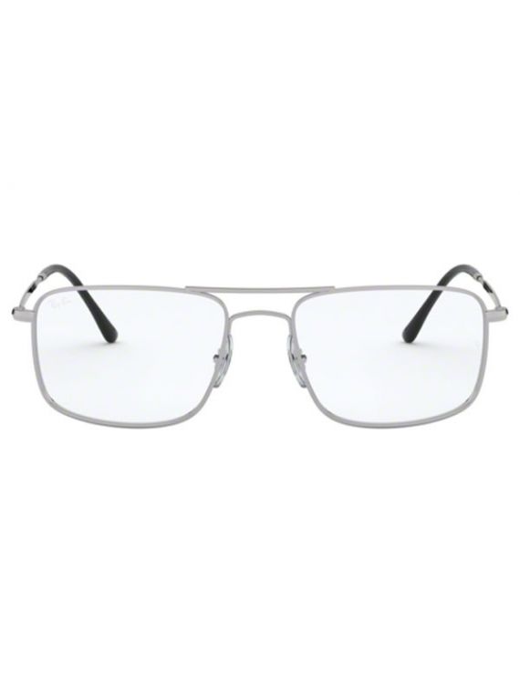 RayBan Frame Silver Square
