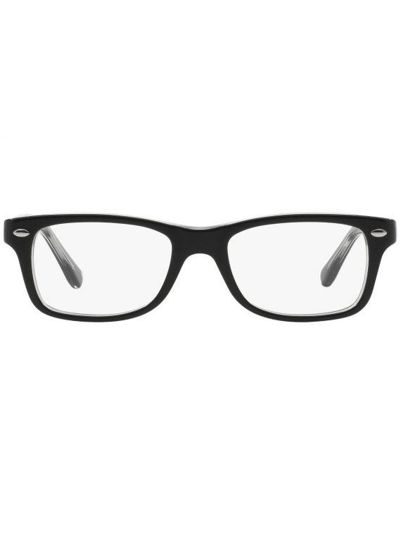 RayBan Frame Black On Transparent Square