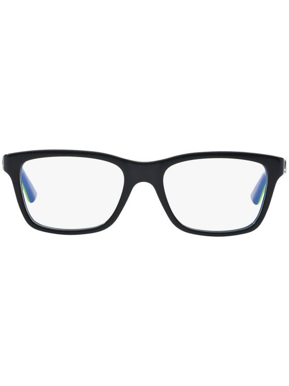 RayBan Frame Dark Grey On Blue Square