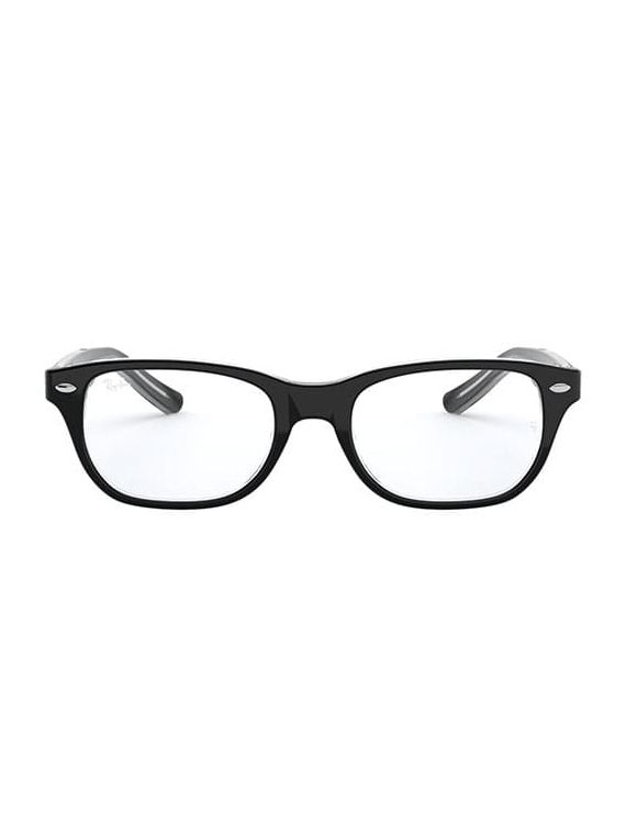 RayBan Frame Black On Transparent Square